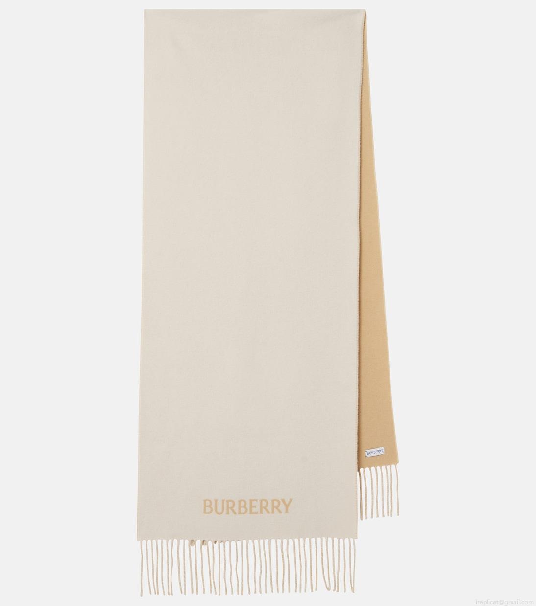 BurberryEKD jacquard cashmere scarf