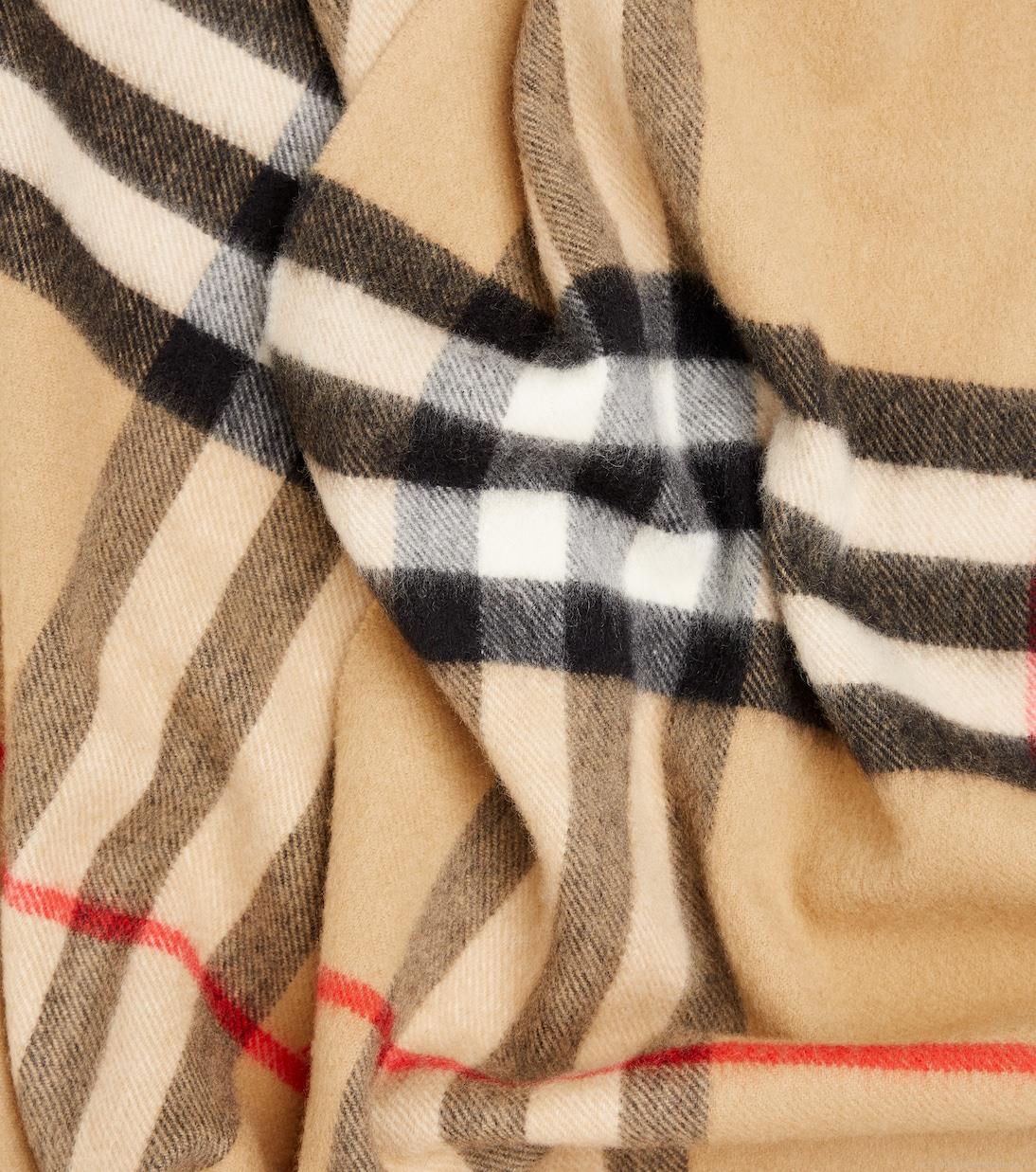 BurberryBurberry Check cashmere scarf