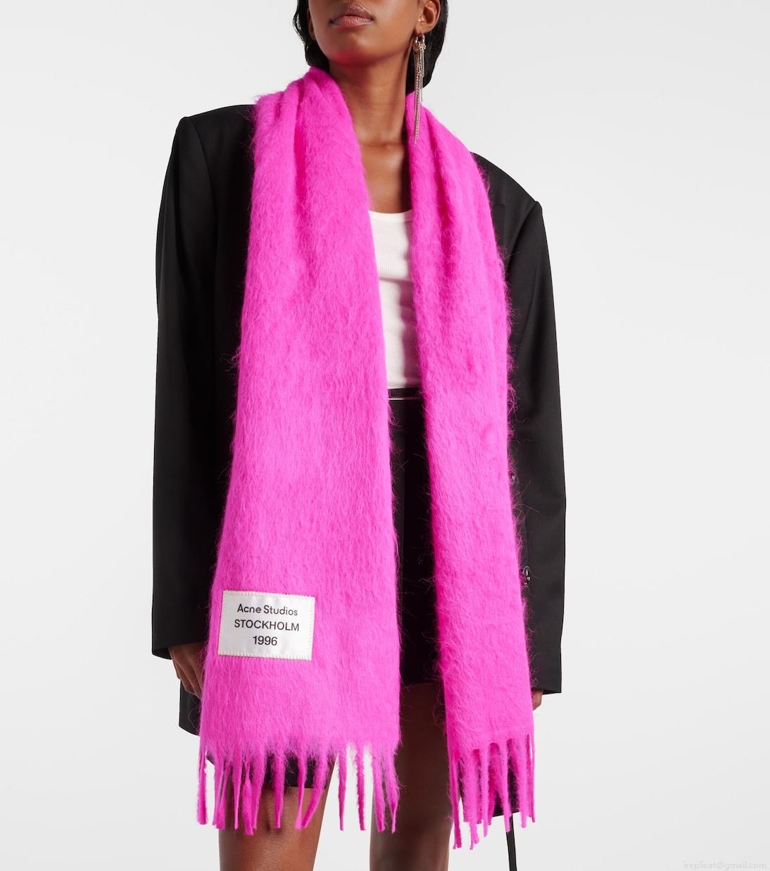 Acne StudiosLogo wool-blend scarf