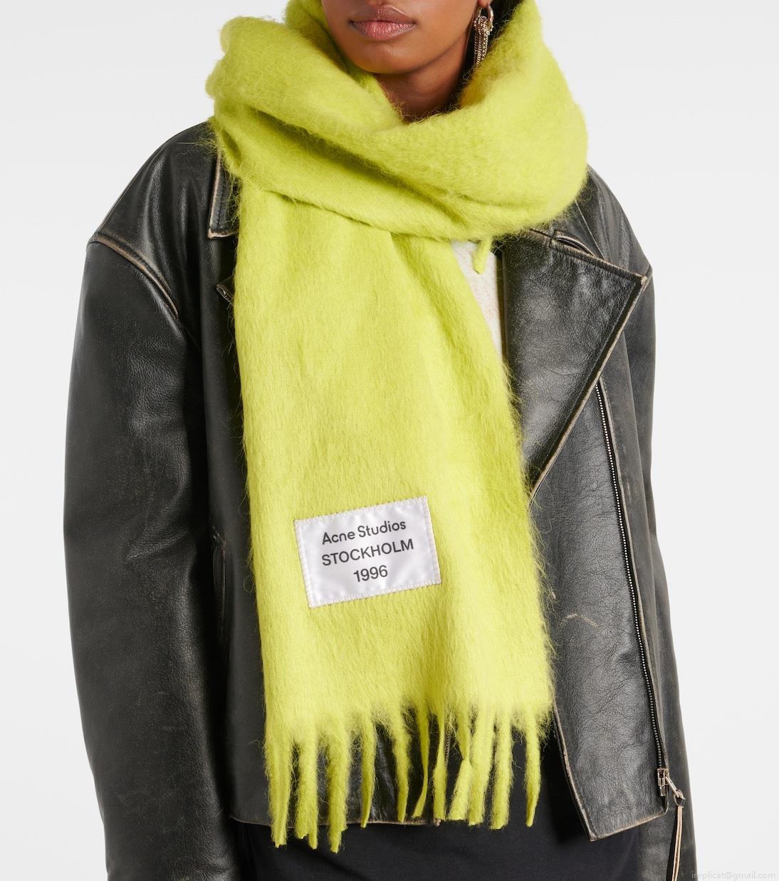 Acne StudiosLogo wool-blend scarf