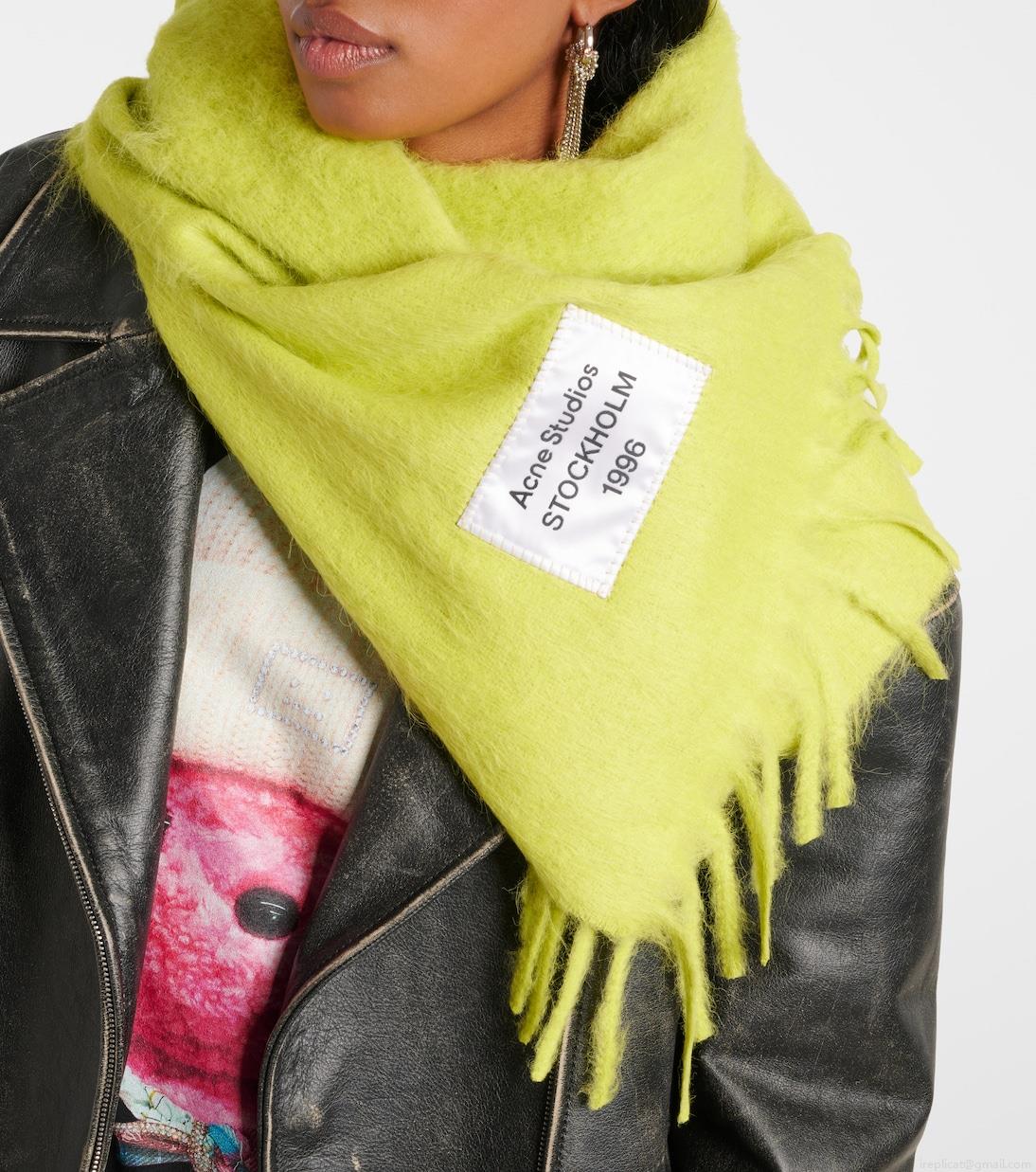 Acne StudiosLogo wool-blend scarf