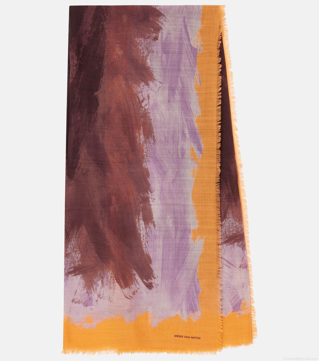 Dries Van NotenWool scarf