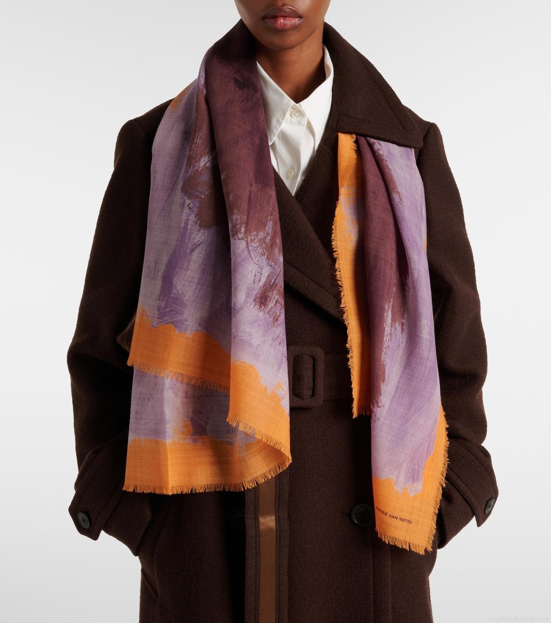 Dries Van NotenWool scarf