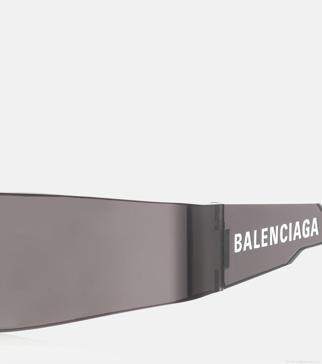 BalenciagaMono rectangular sunglasses