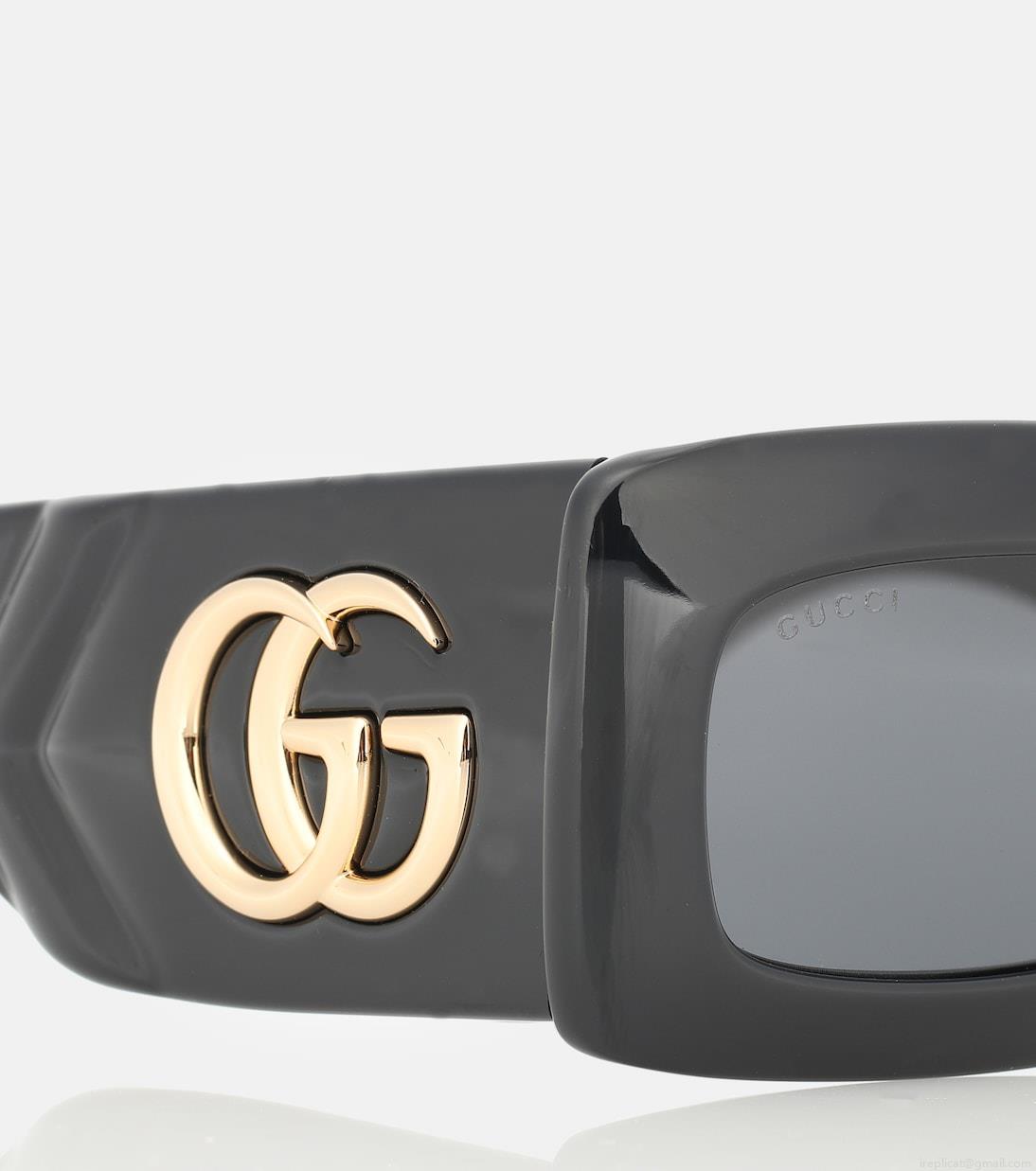 GucciDouble G rectangular sunglasses