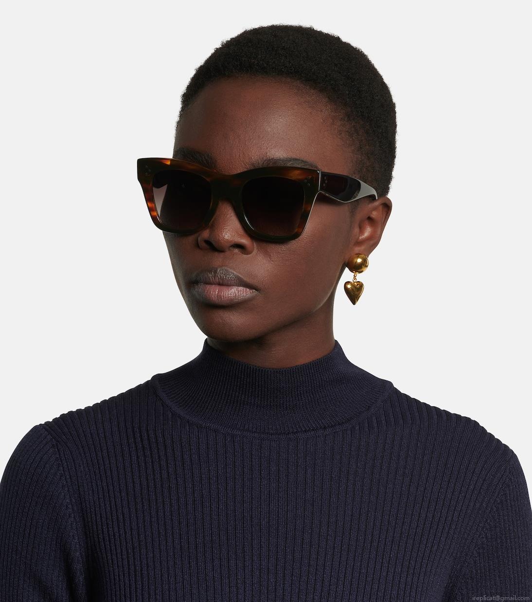 Celine EyewearCat-eye acetate sunglasses