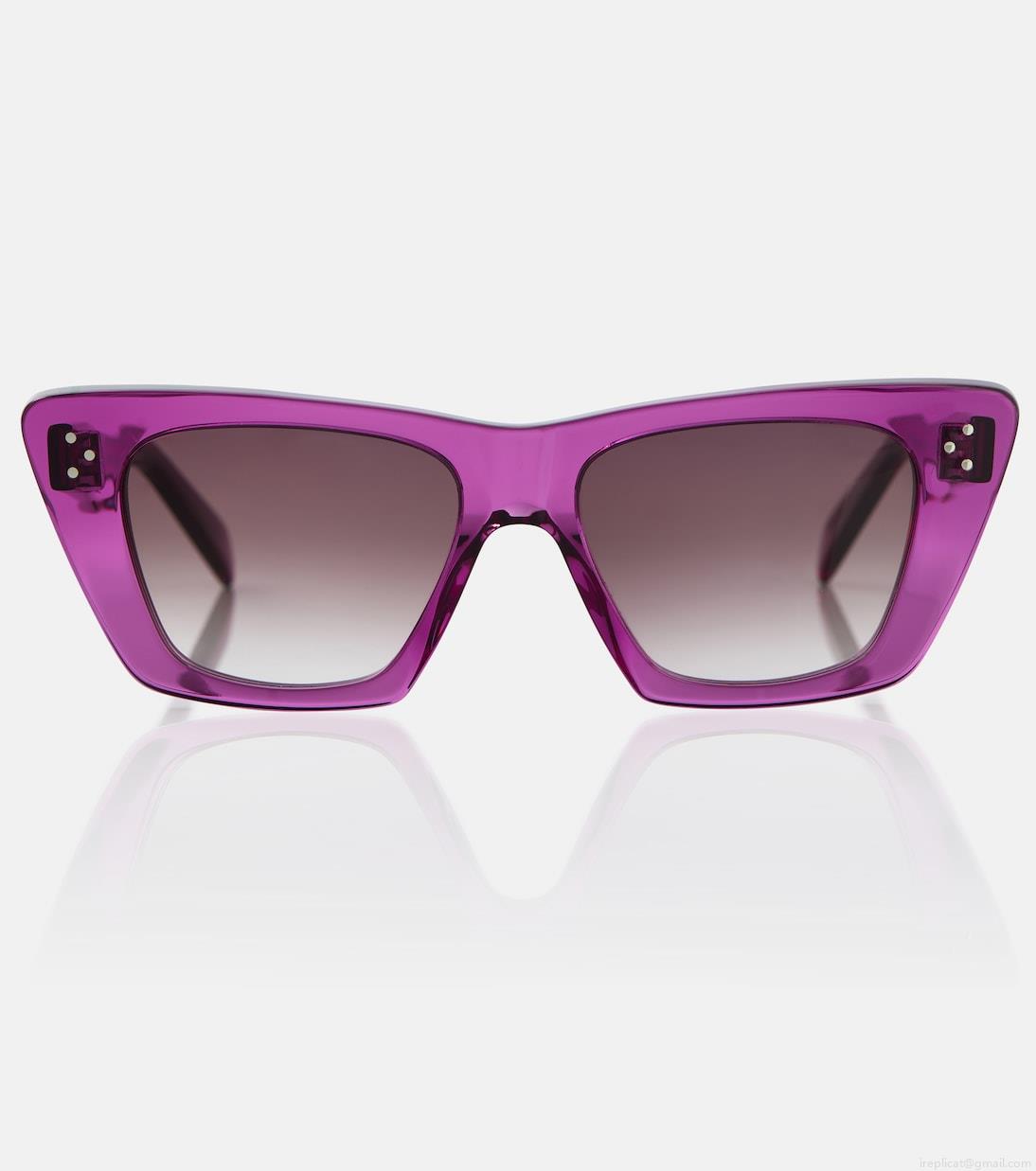 Celine EyewearCat-eye acetate sunglasses