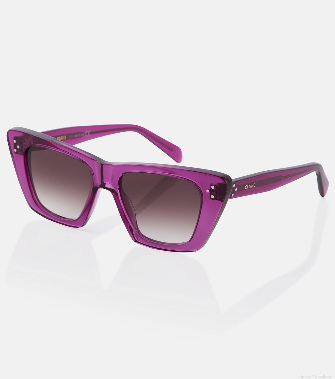 Celine EyewearCat-eye acetate sunglasses