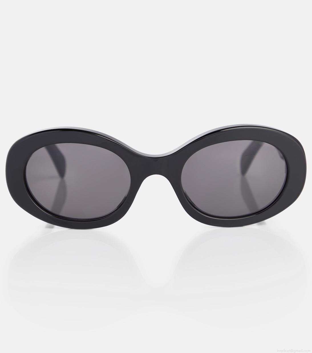 Celine EyewearTriomphe 01 oval sunglasses