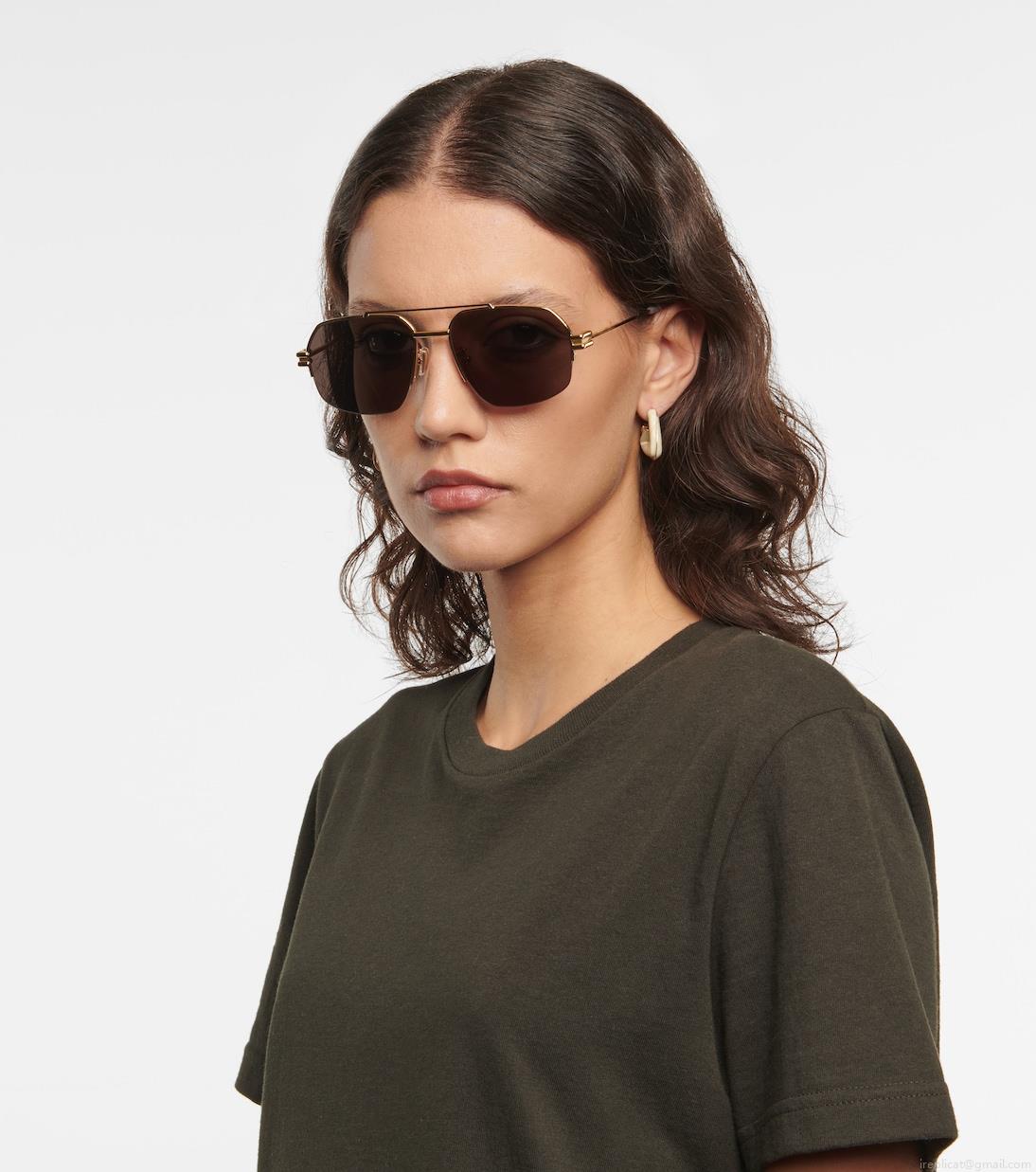 Bottega VenetaAviator sunglasses