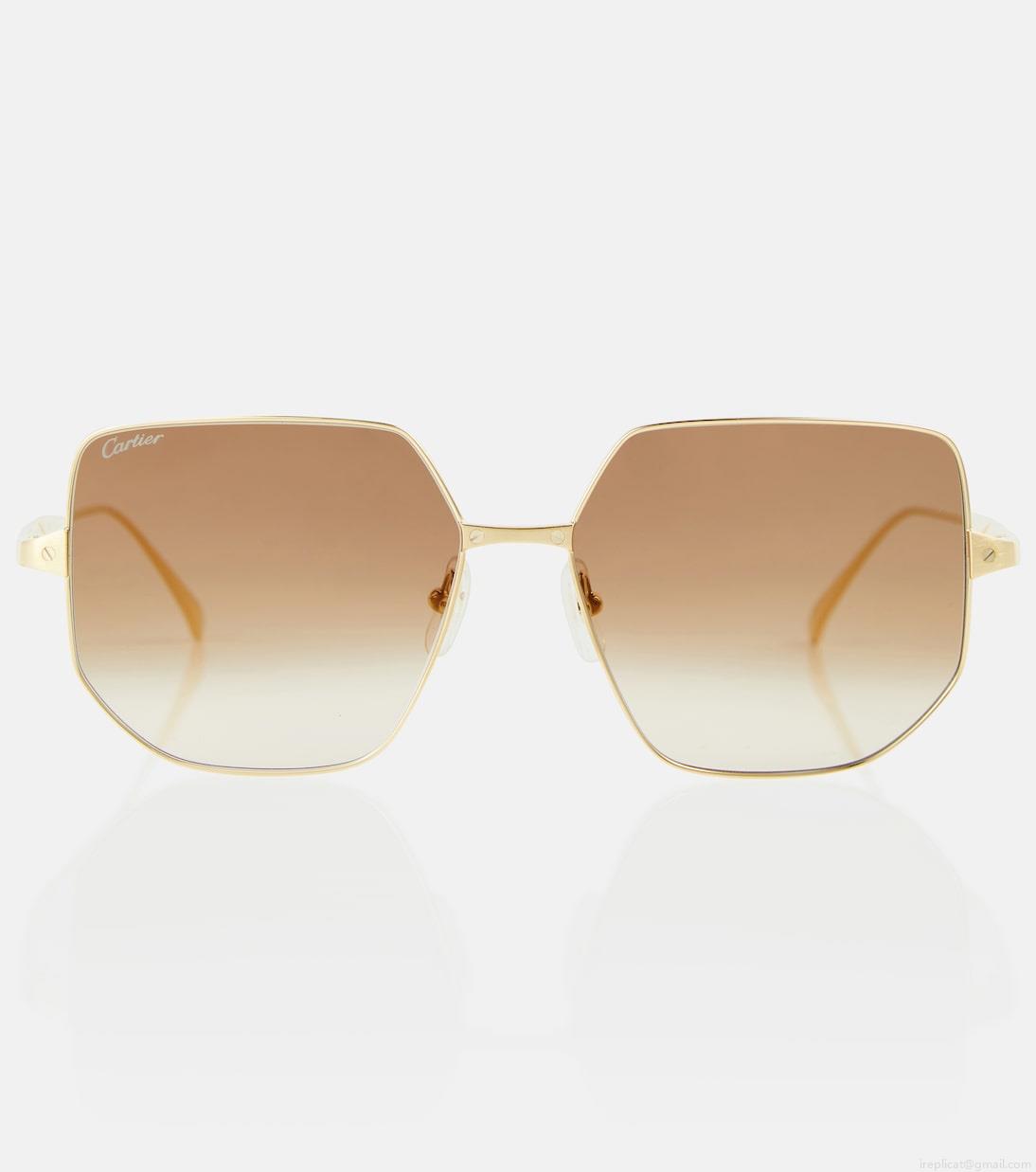 Cartier Eyewear CollectionSantos de Cartier square sunglasses