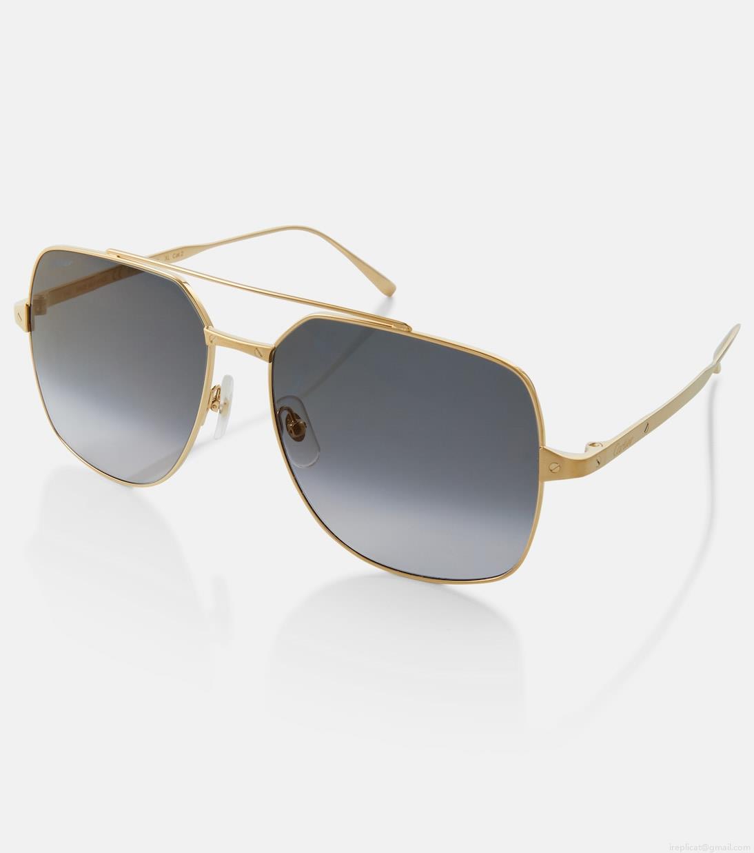 Cartier Eyewear CollectionSantos de Cartier aviator sunglasses