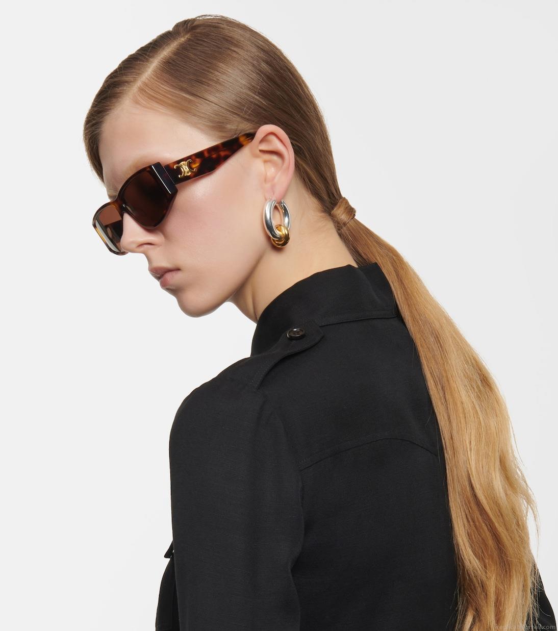 Celine EyewearRectangular sunglasses