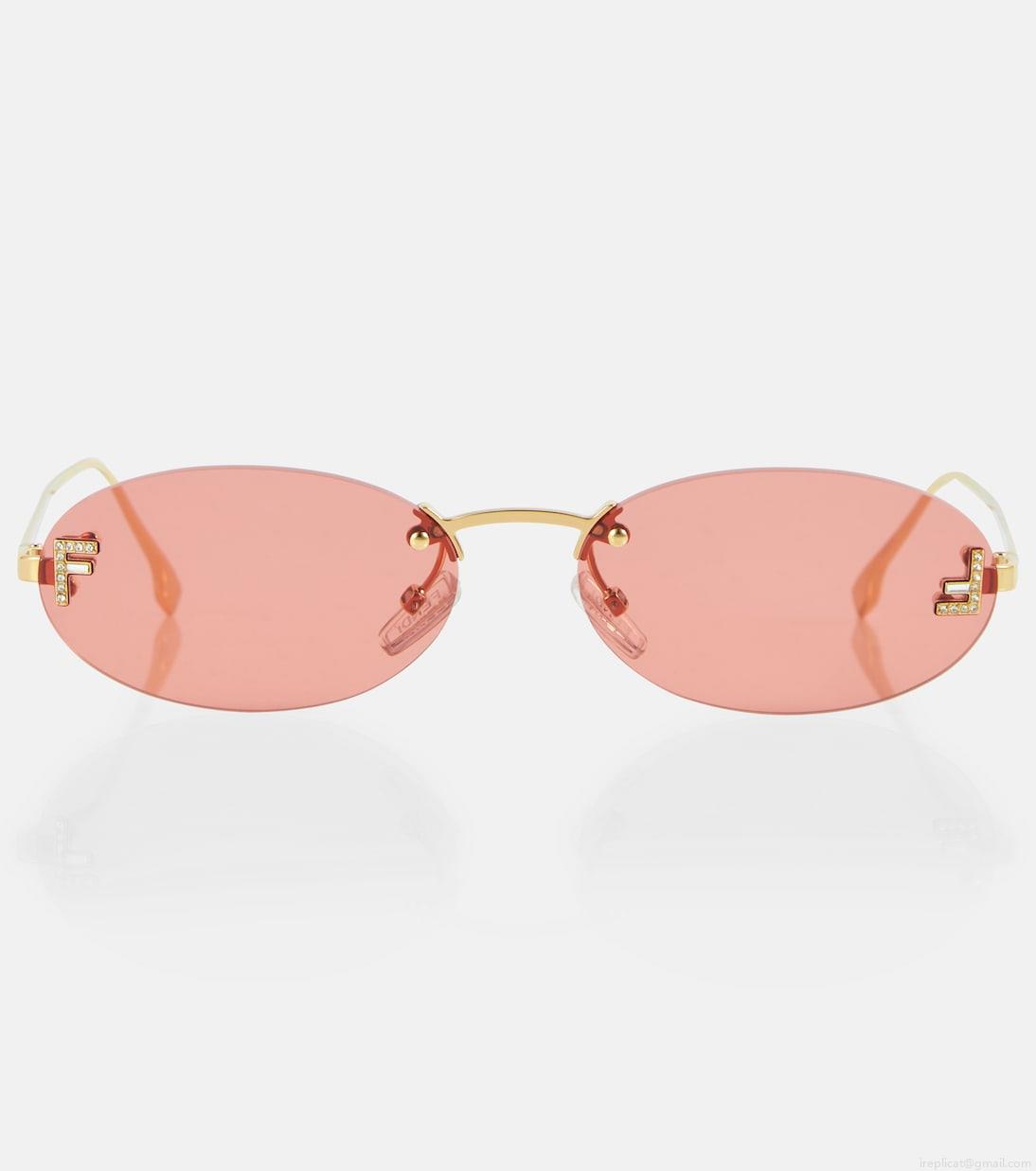 FendiFendi First oval sunglasses