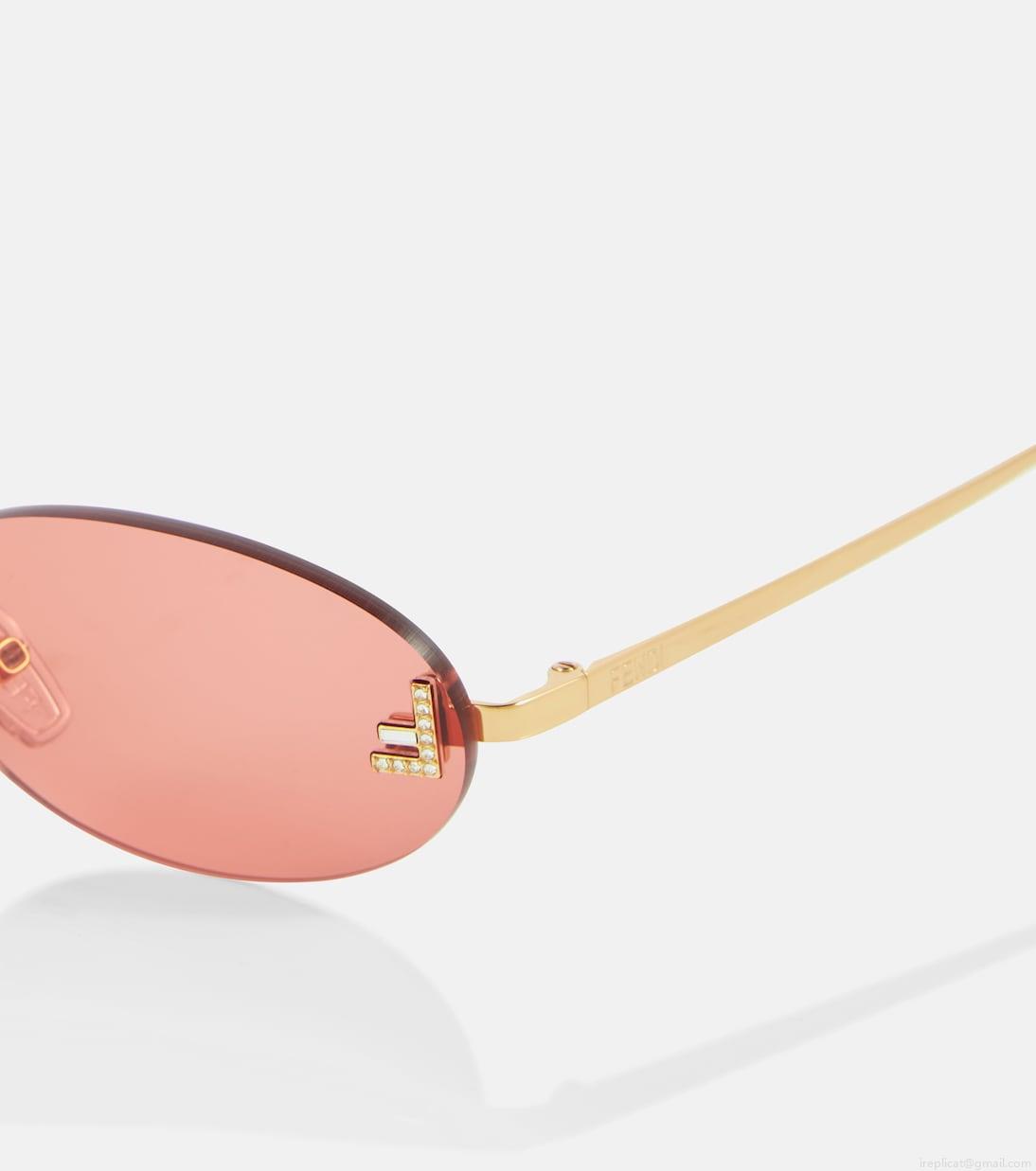 FendiFendi First oval sunglasses