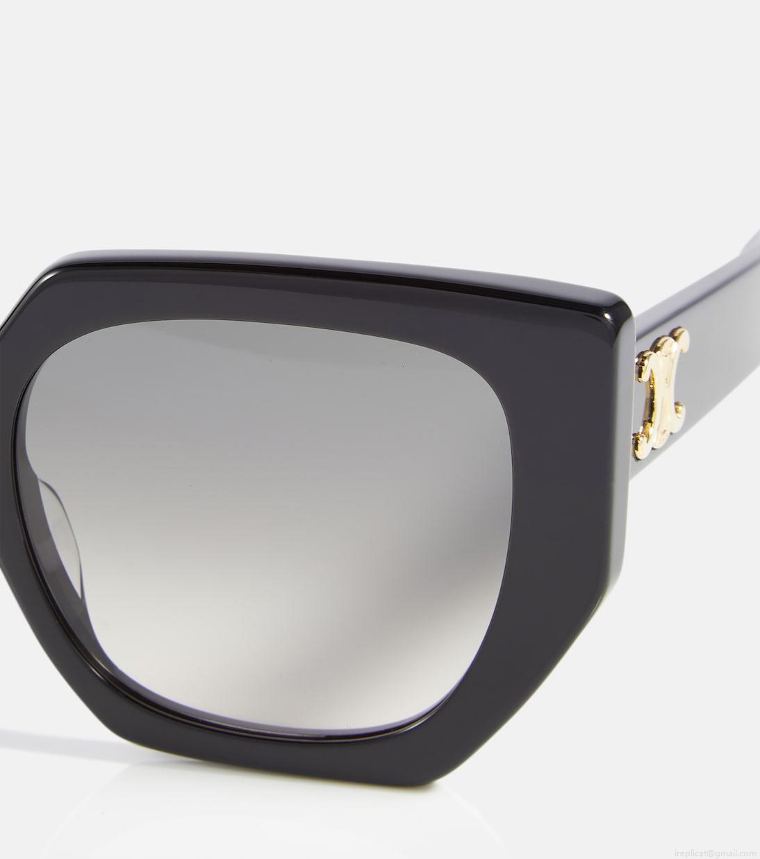 Celine EyewearTriomphe oversized square sunglasses