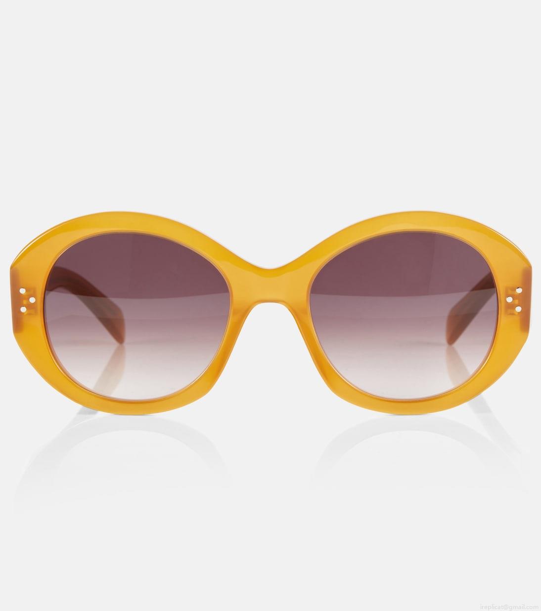 Celine EyewearBold round sunglasses