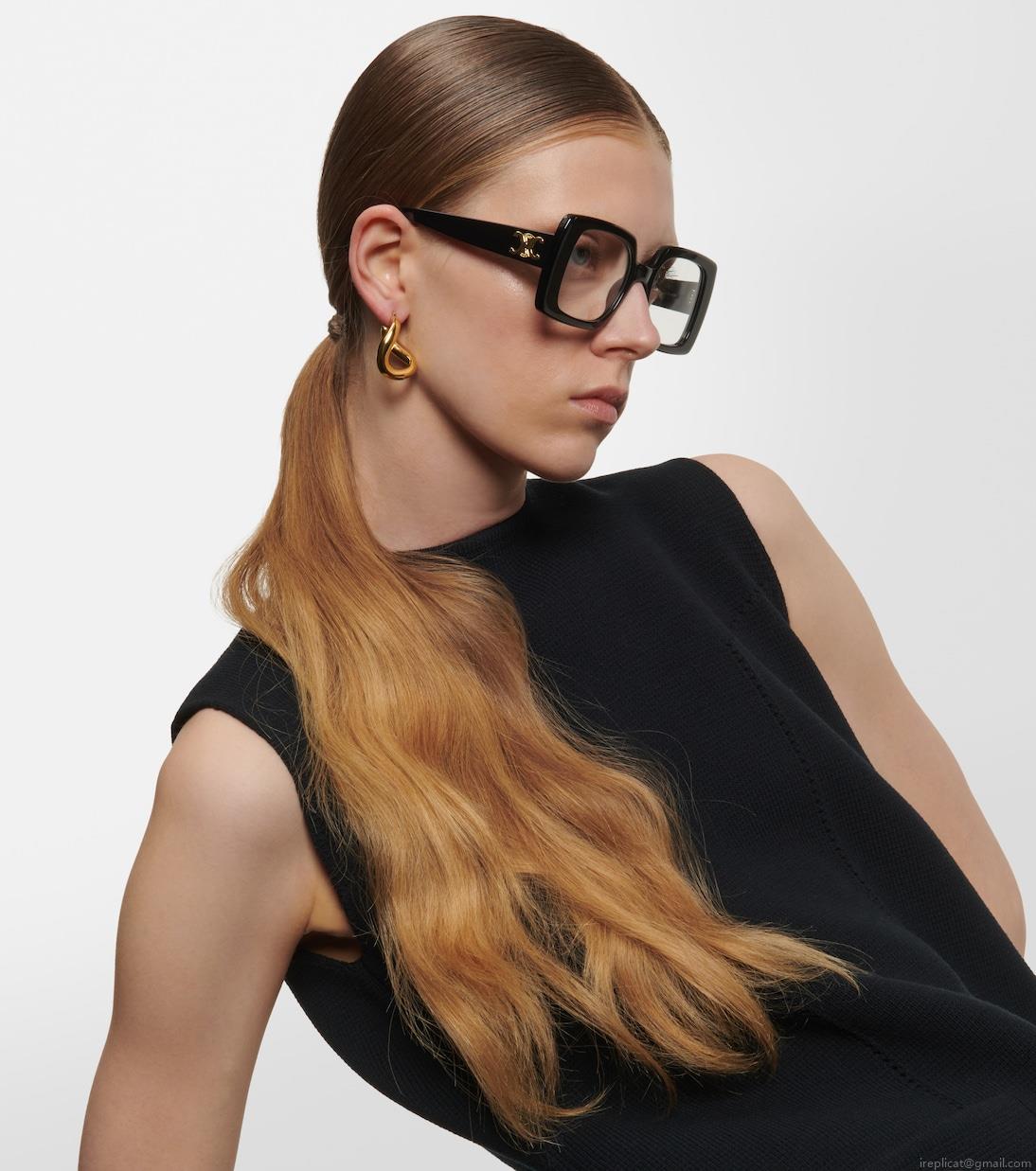 Celine EyewearTriomphe square glasses