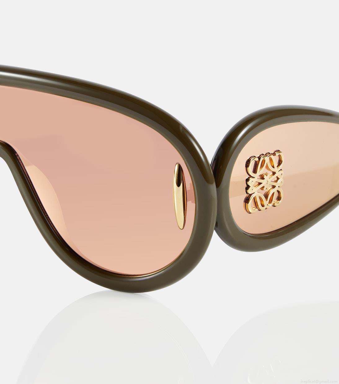 LoeweOversized aviator sunglasses