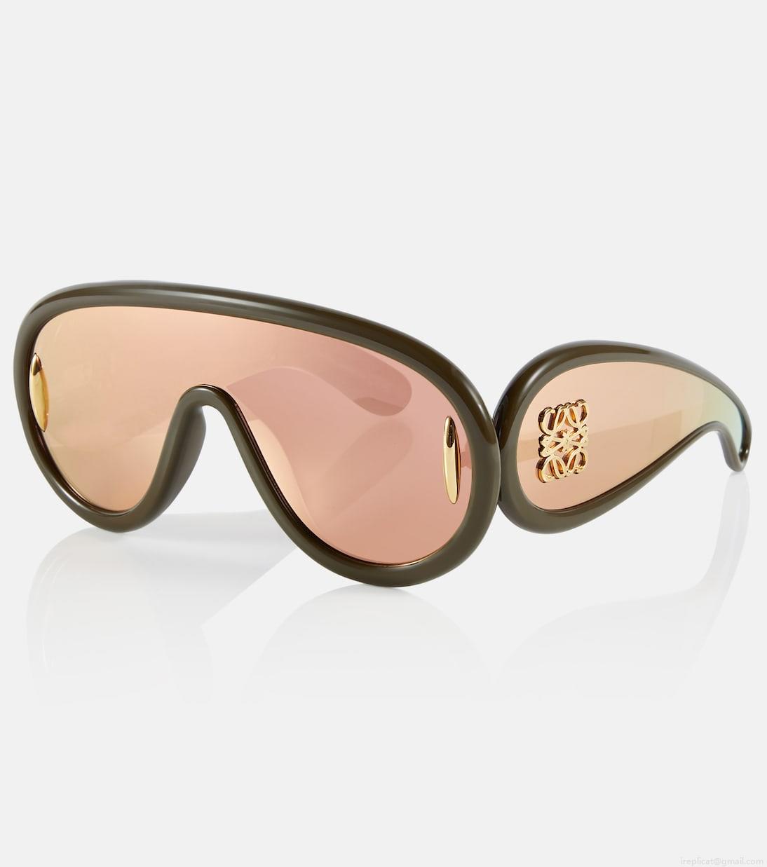 LoeweOversized aviator sunglasses