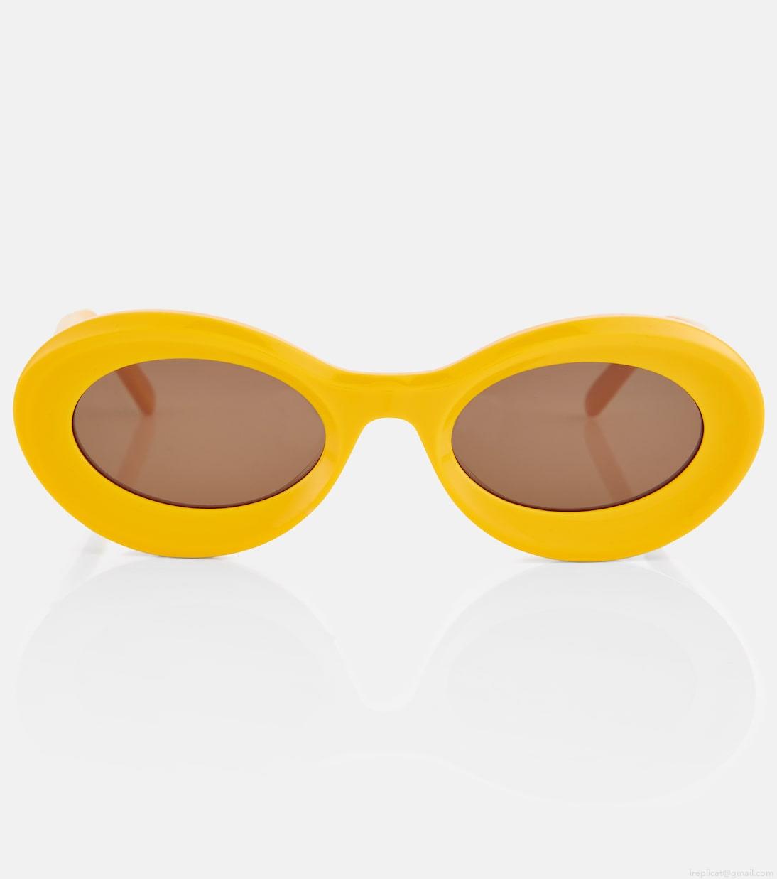 LoewePaula’s Ibiza Loop oval sunglasses