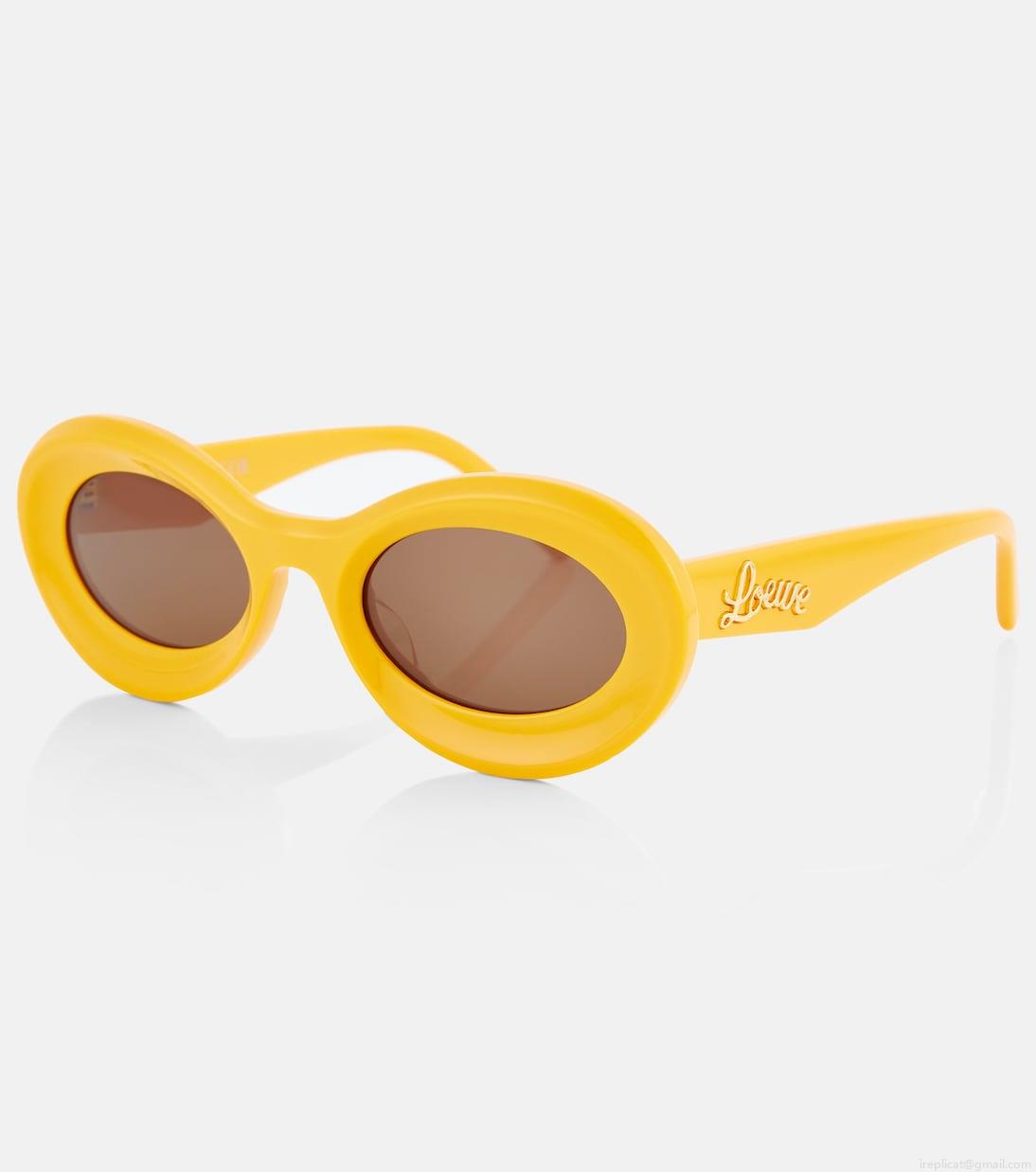 LoewePaula’s Ibiza Loop oval sunglasses