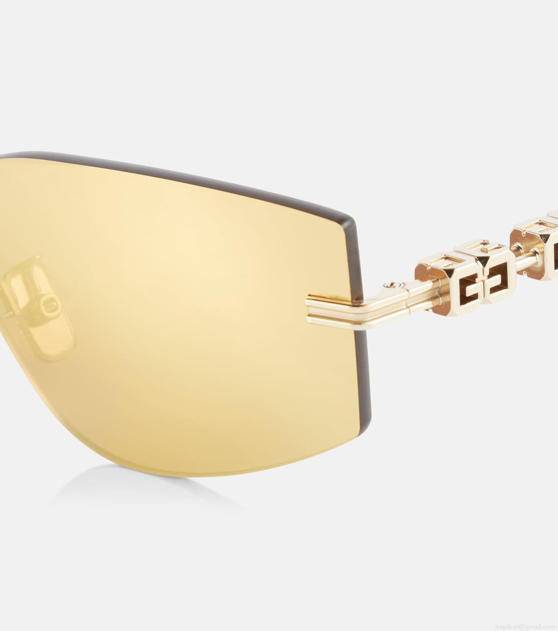 Givenchy4Gem rectangular sunglasses