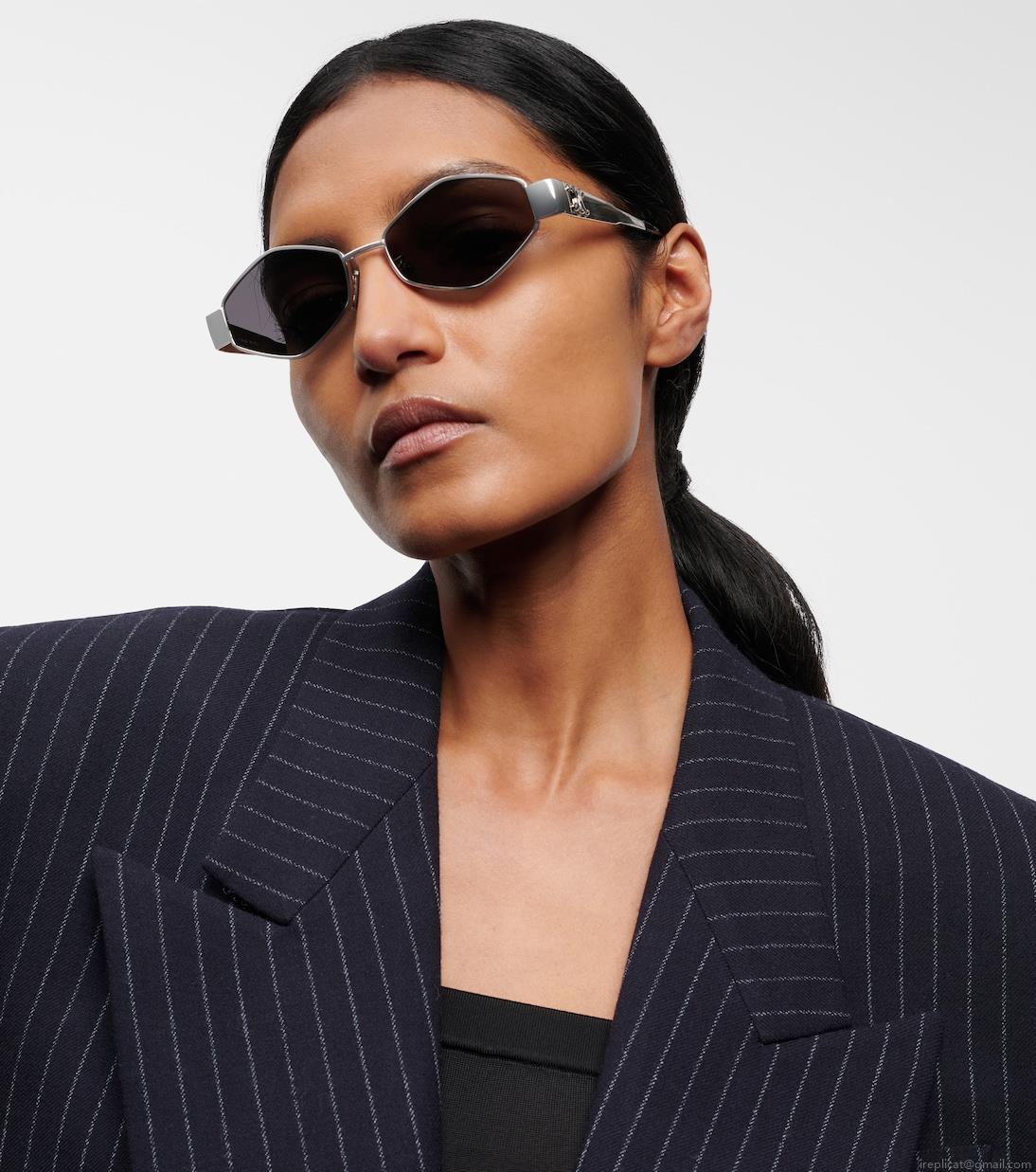 Celine EyewearTriomphe hexagonal sunglasses