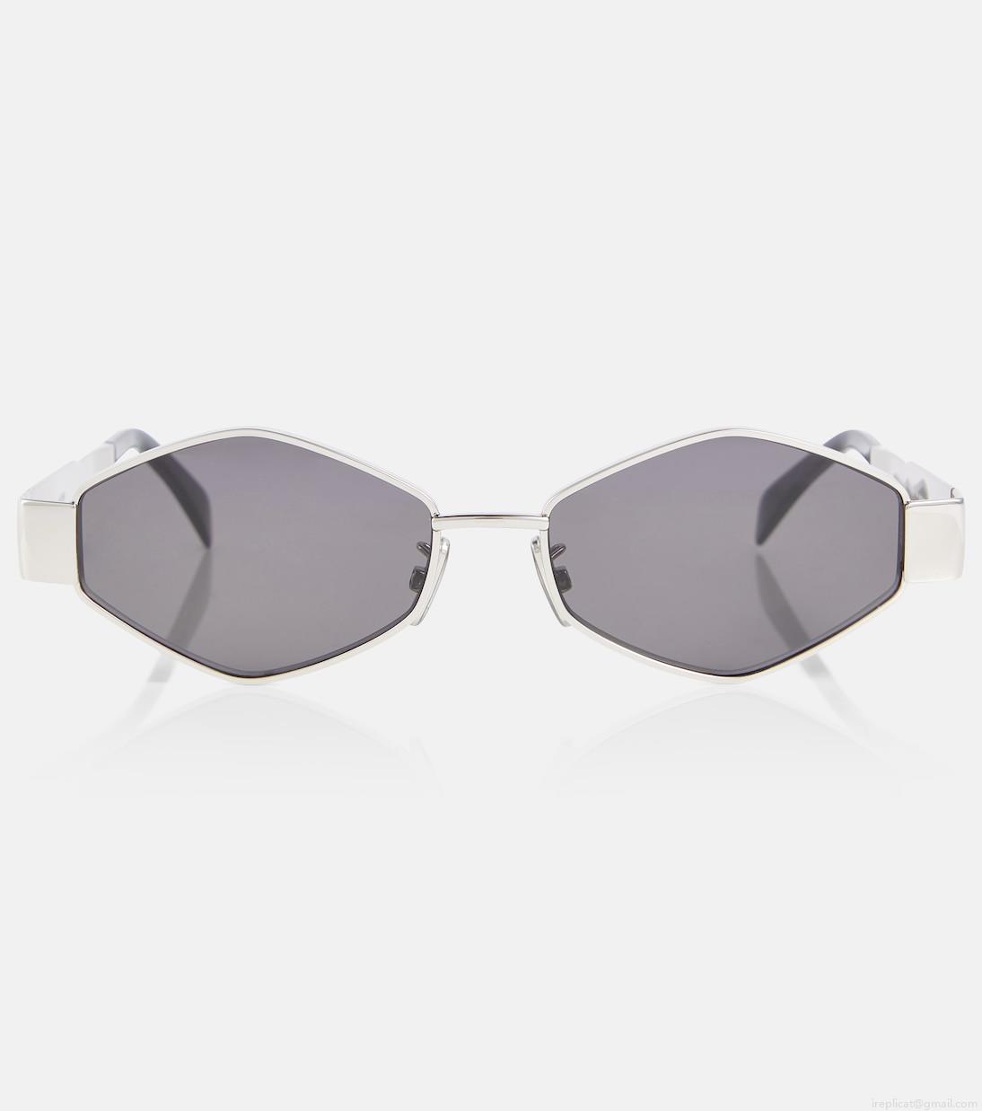 Celine EyewearTriomphe hexagonal sunglasses