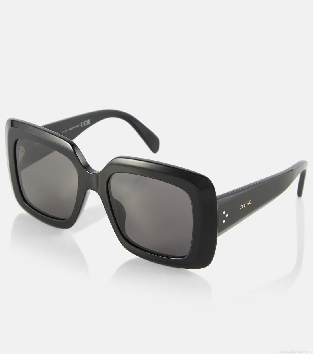 Celine EyewearBold 3 Dots square sunglasses