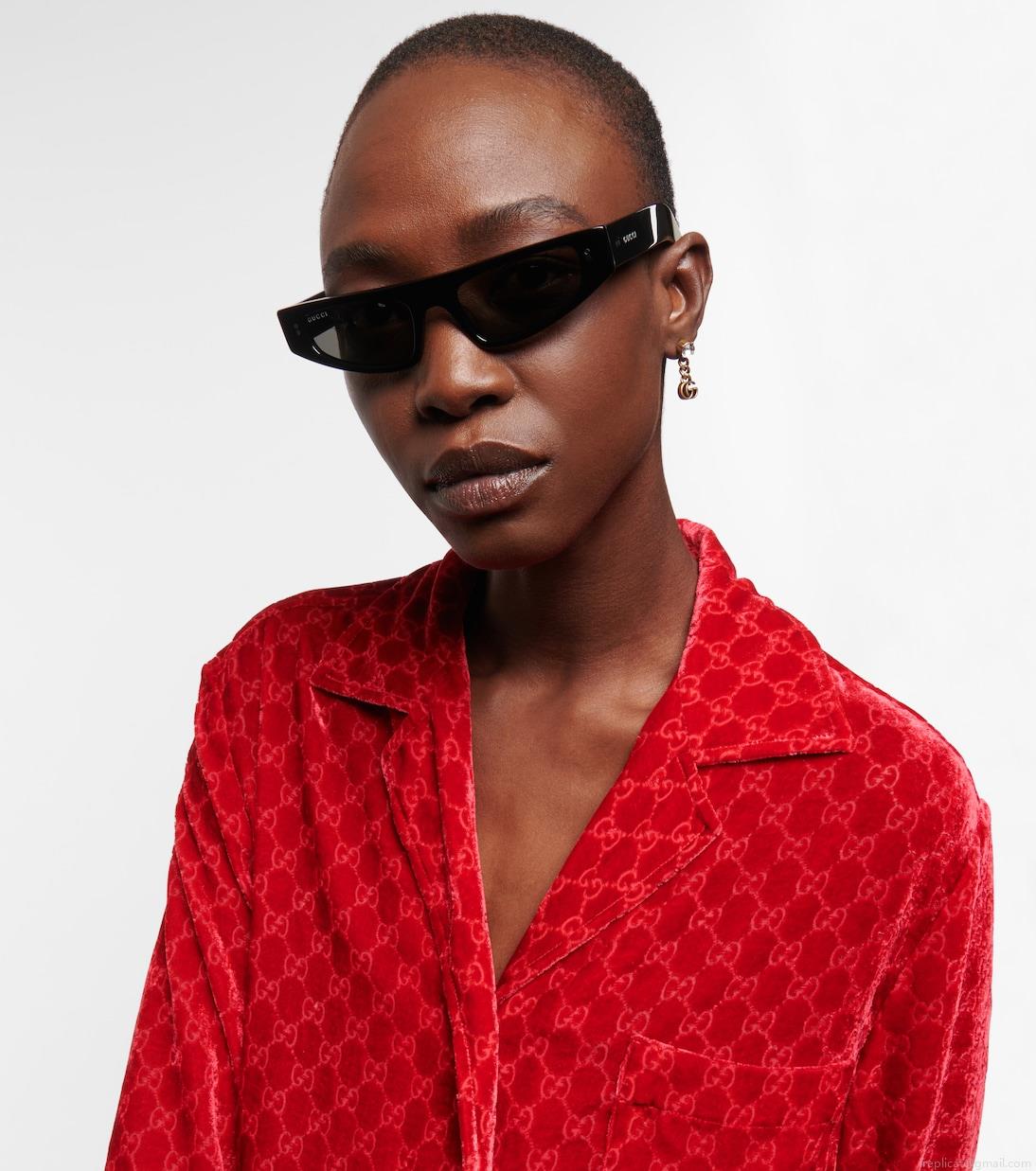 GucciFlat-top sunglasses