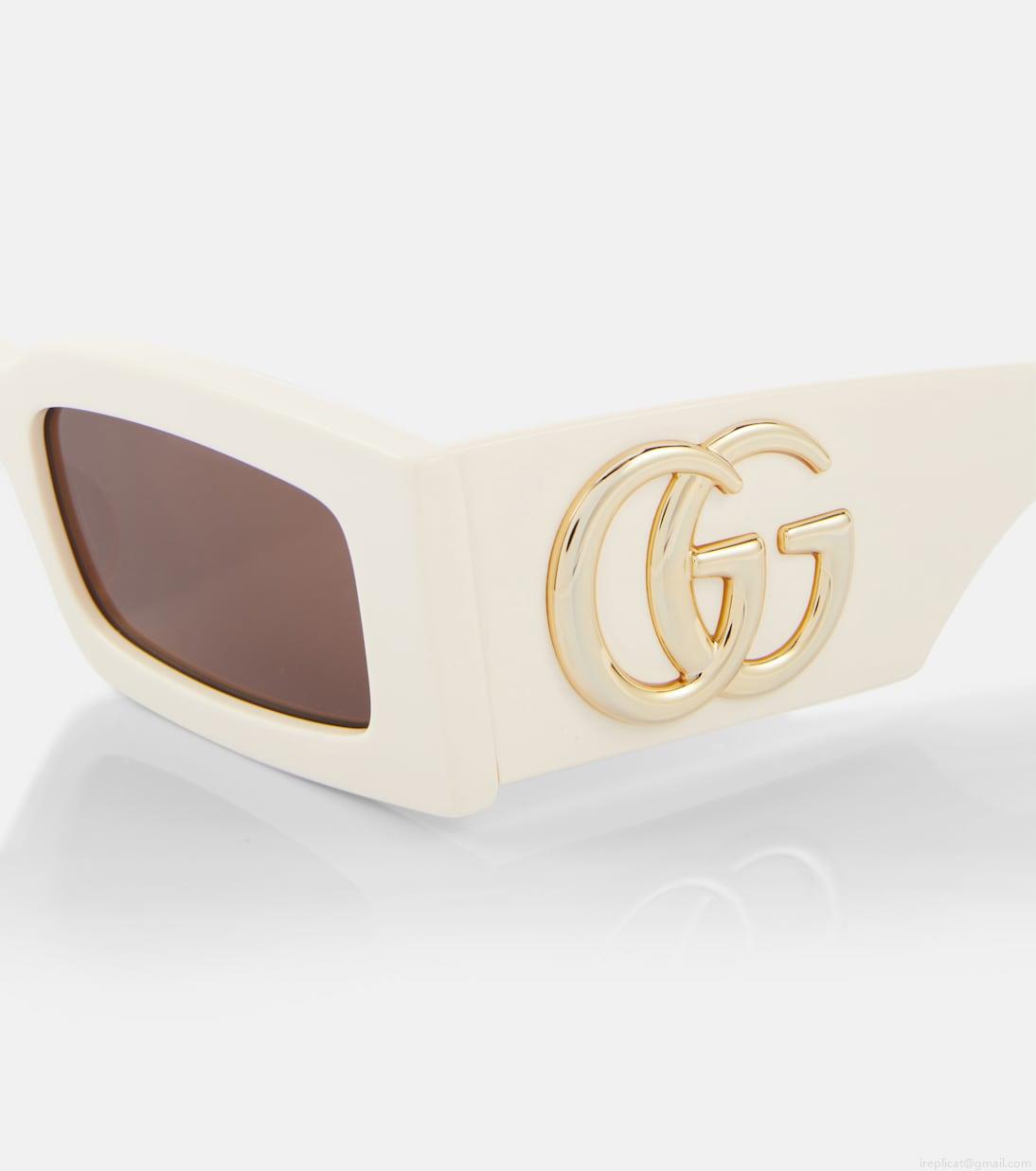 GucciDouble G rectangular sunglasses