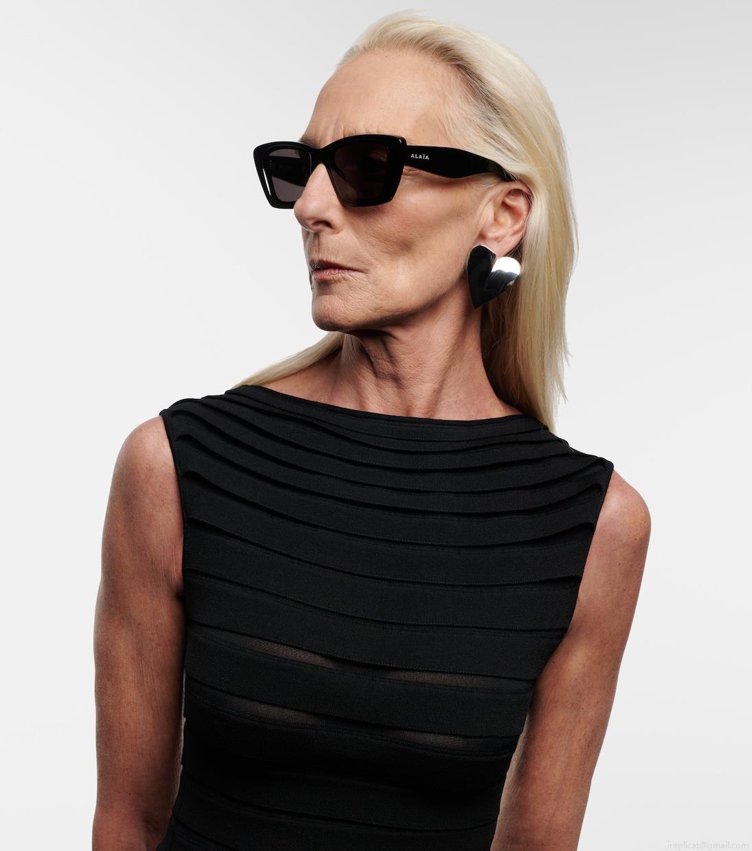 AlaïaLogo square sunglasses