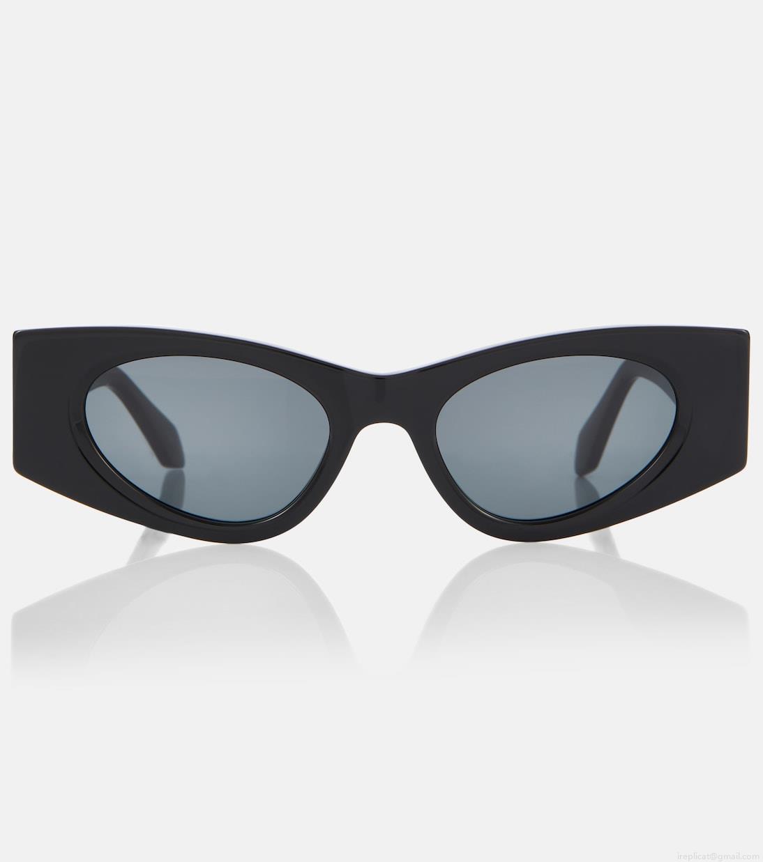 AlaïaLogo oval sunglasses