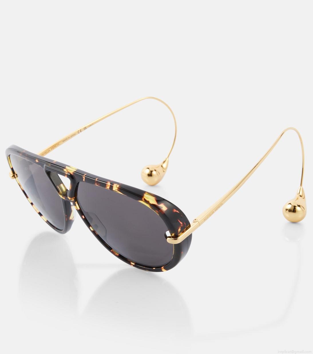 Bottega VenetaDrop aviator sunglasses