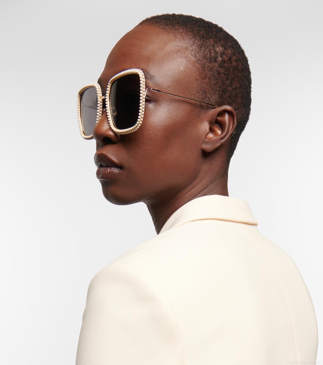 Dior EyewearMissDior S2U embellished square sunglasses