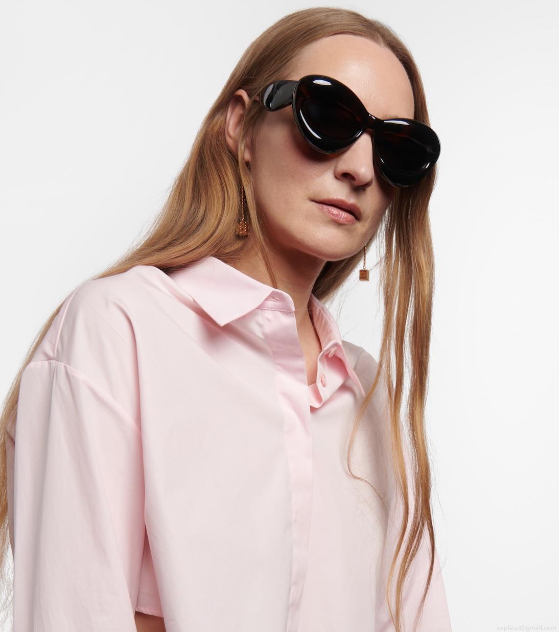 LoeweInflated cat-eye sunglasses