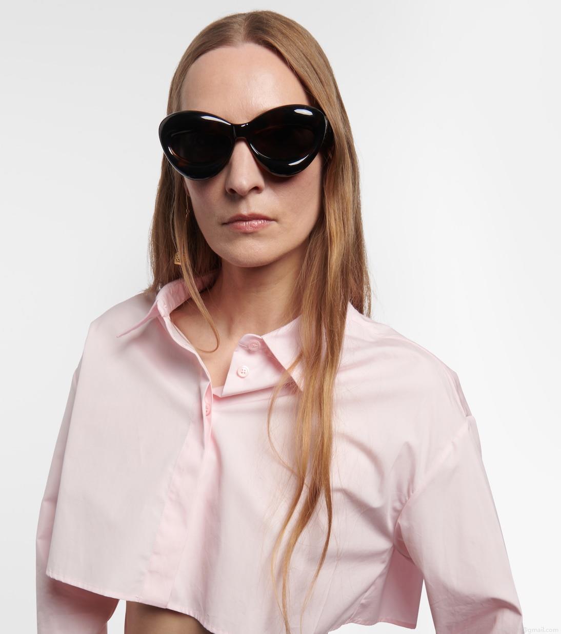 LoeweInflated cat-eye sunglasses