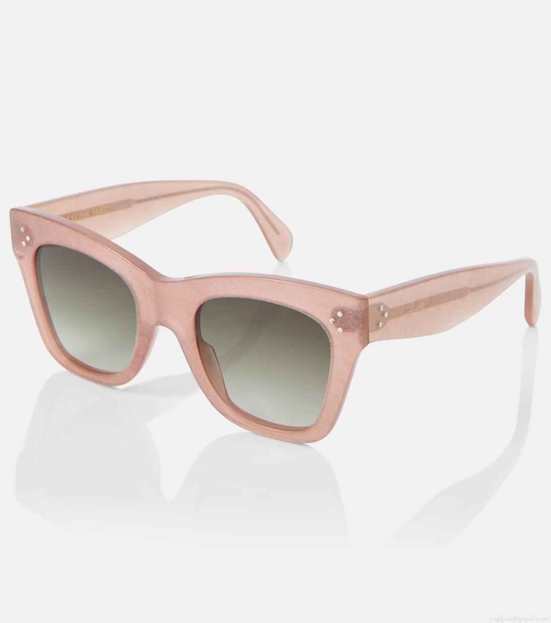 Celine EyewearBold 3 Dots cat-eye sunglasses