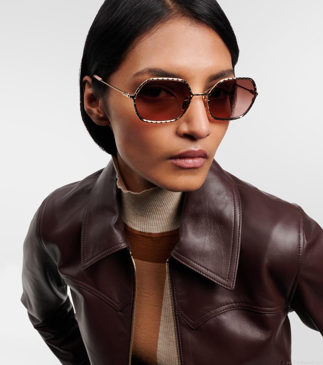 ChloéHexagonal sunglasses