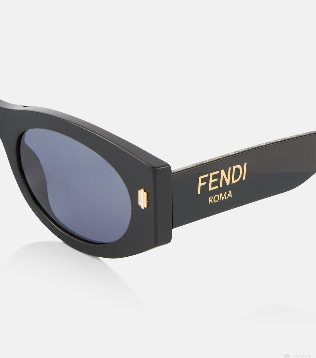 FendiFendi Roma oval sunglasses