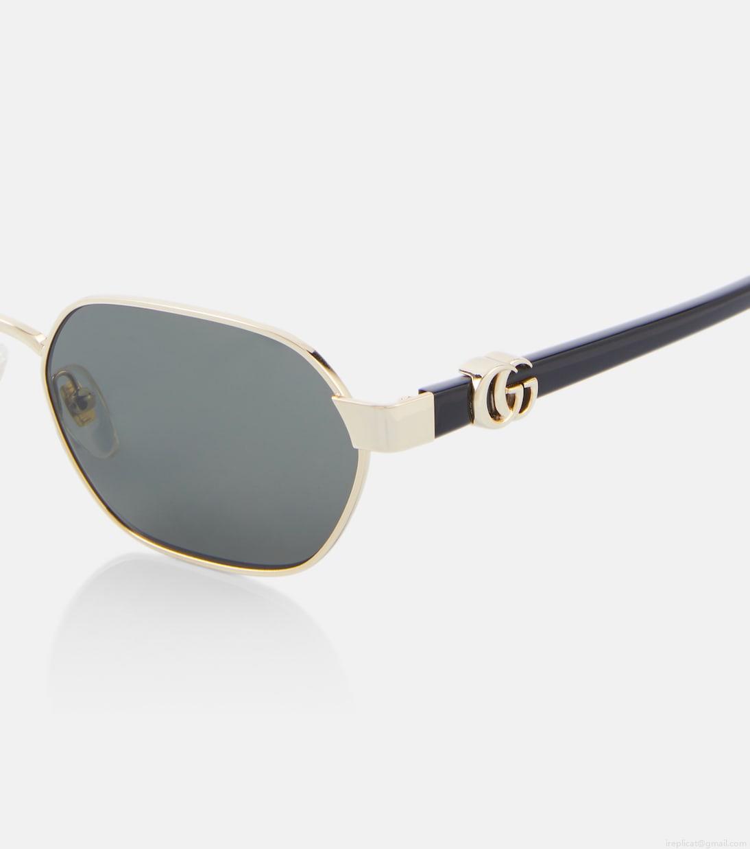 GucciDouble G round sunglasses