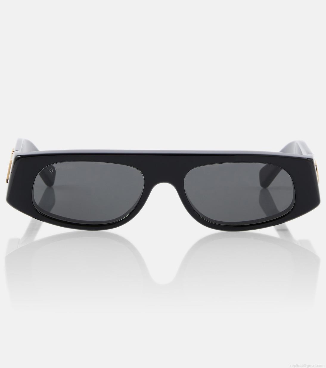 GucciLogo rectangular sunglasses