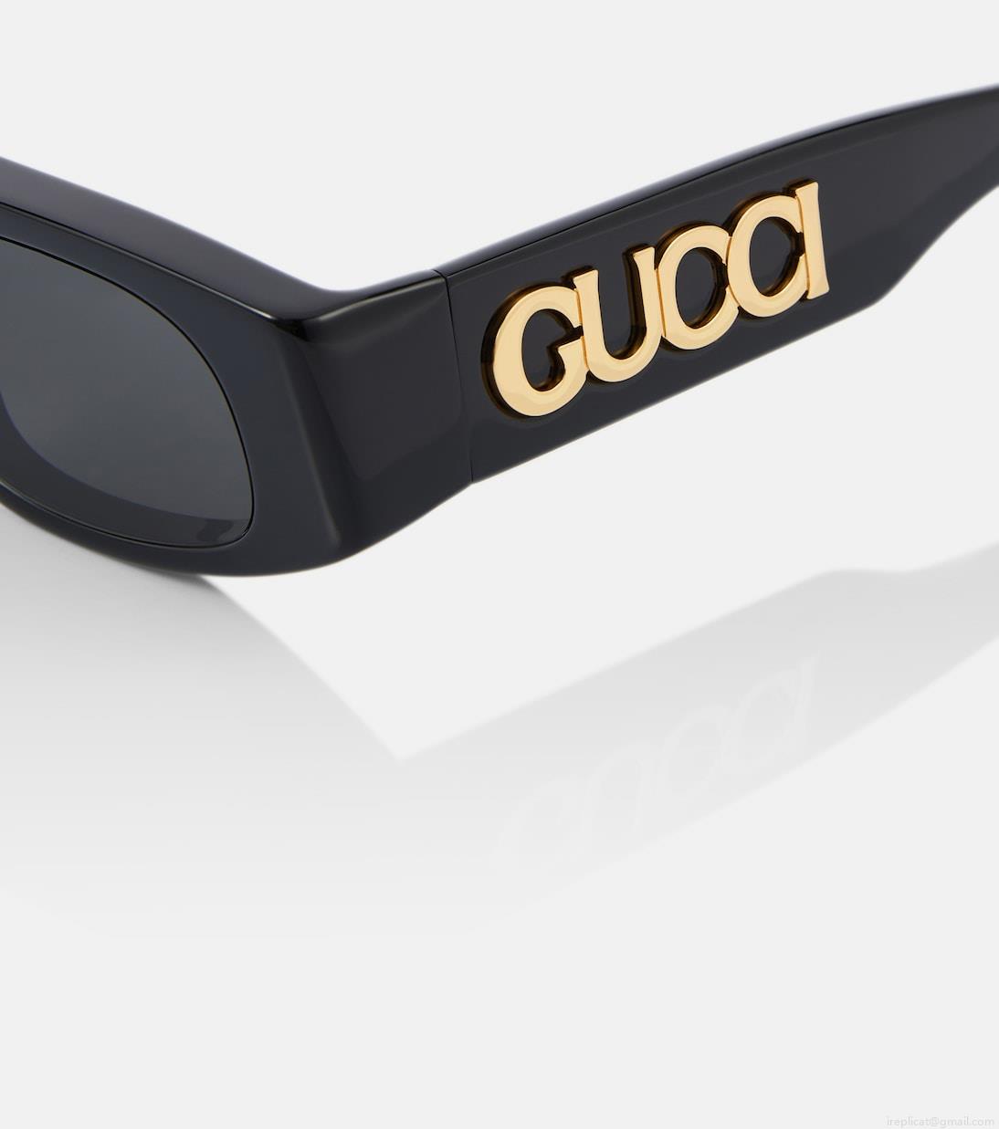 GucciLogo rectangular sunglasses