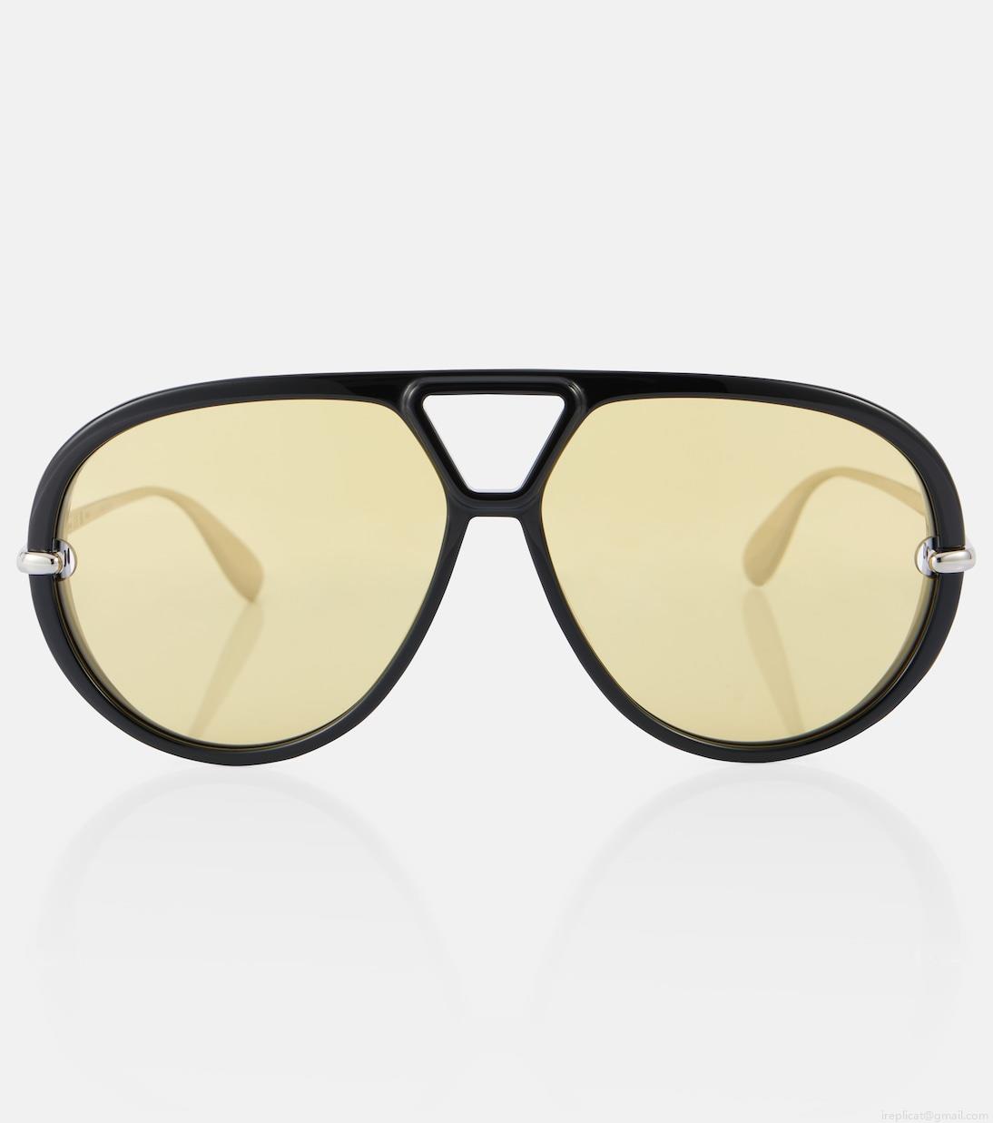 Bottega VenetaClassic aviator sunglasses