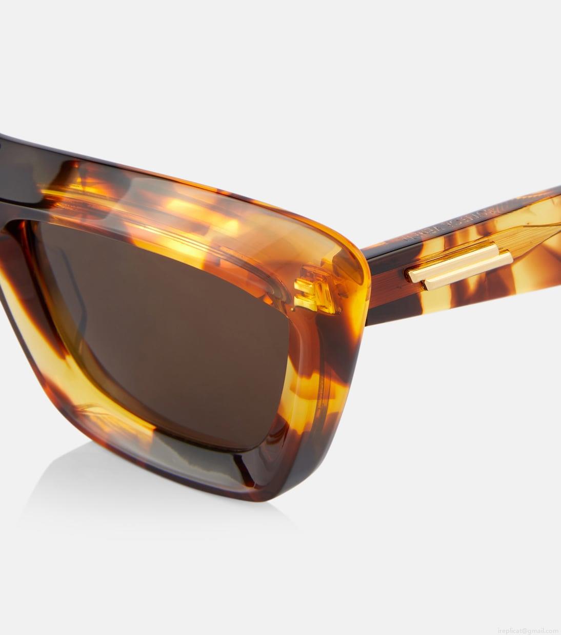 Bottega VenetaScoop rectangular sunglasses