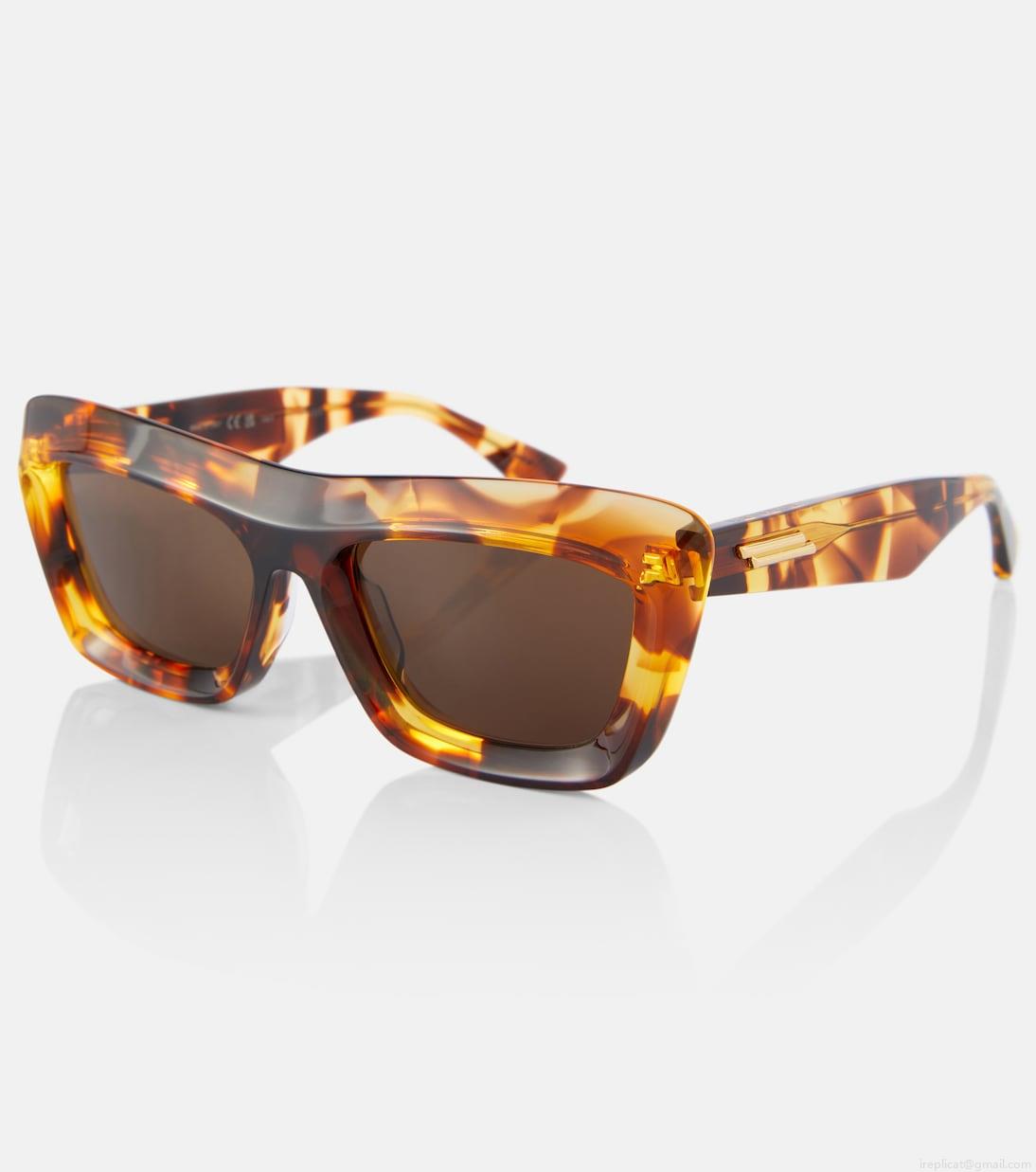 Bottega VenetaScoop rectangular sunglasses