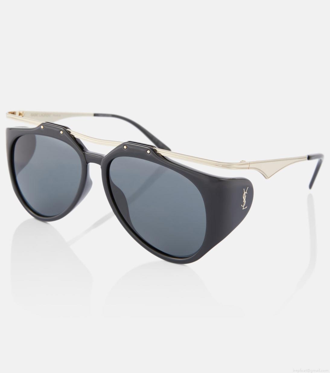 Saint LaurentSL M137 Amelia aviator sunglasses