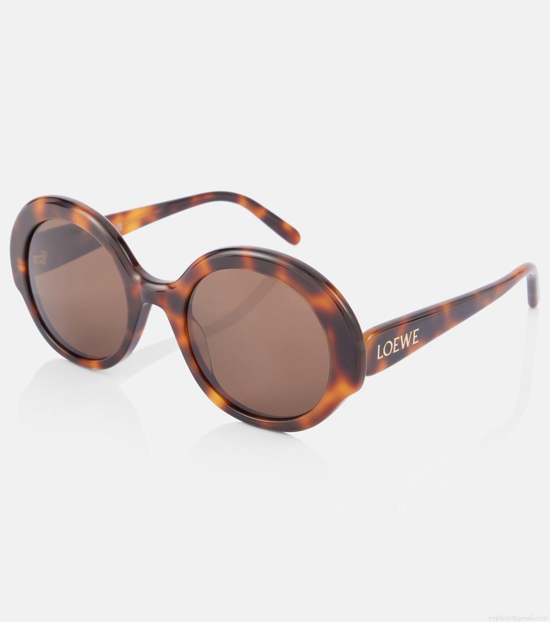 LoeweRound Slim oversized sunglasses