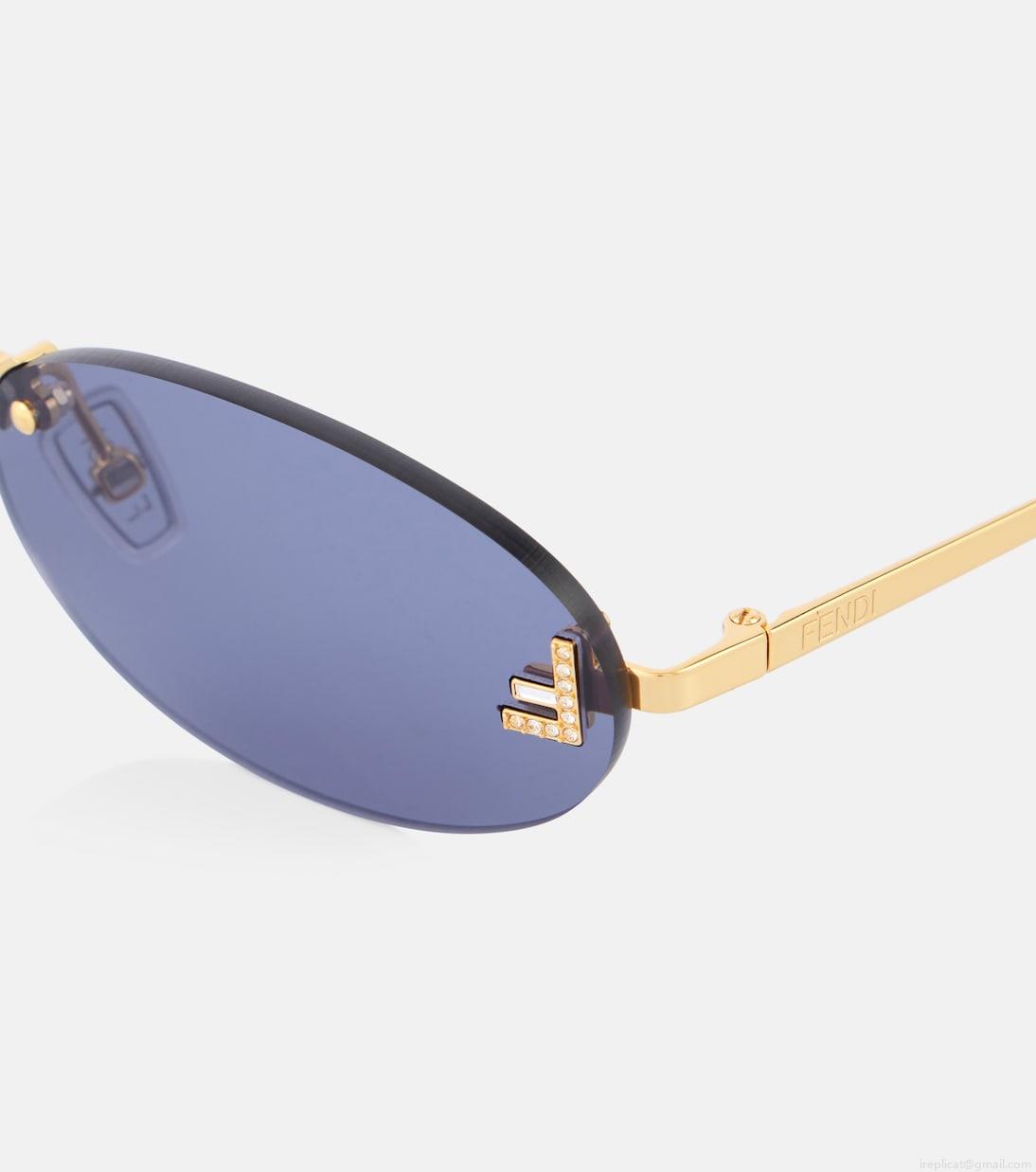 FendiFirst Crystal embellished sunglasses